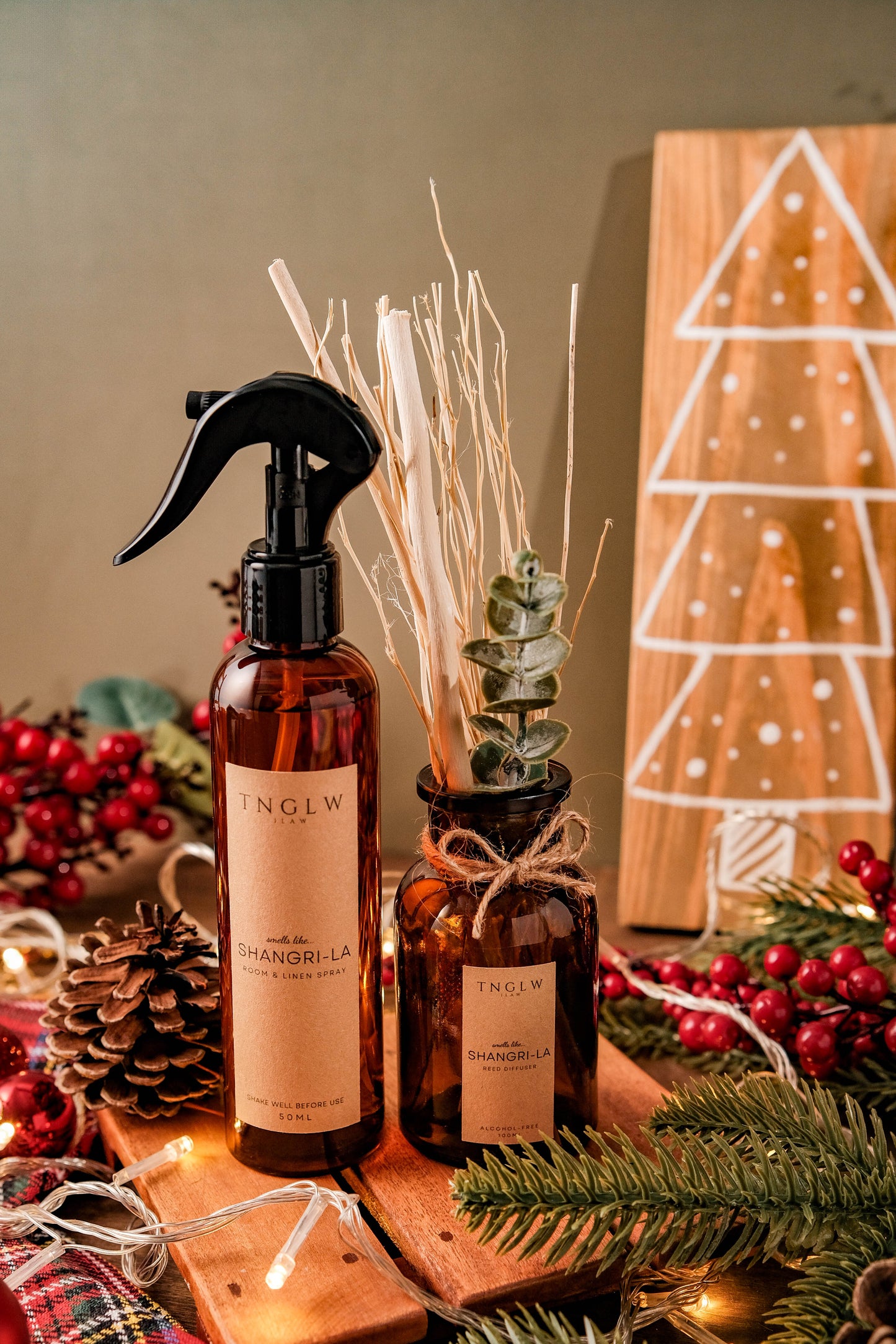 Hotel-Inspired Room and Linen Spray & Reed Diffuser
