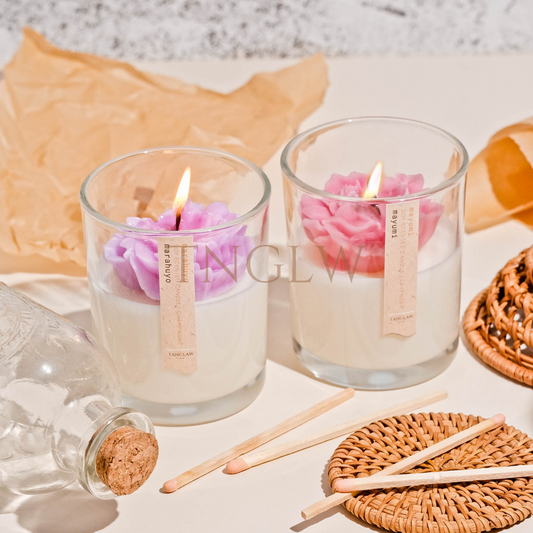 Flower in a Jar Soy Scented Candle