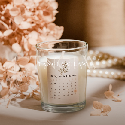 Ambrosia Soy Scented Candle Souvenir Wedding Giveaway Gift Idea