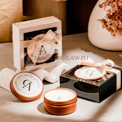 Wicka Soy Scented Candle Wedding Souvenir Gift Idea