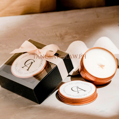 Wicka Soy Scented Candle Wedding Souvenir Gift Idea