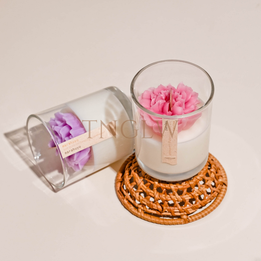 Floral Soy Scented Candle